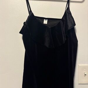 Old Navy Black Velvet Camisole